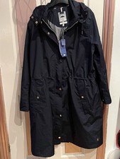 Joules Women's Blue Rain Coat