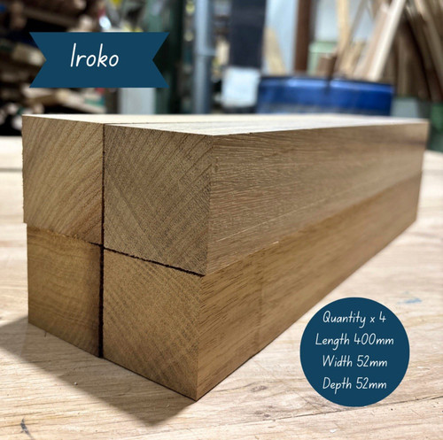 Planed iroko hardwood - hardwood, offcuts