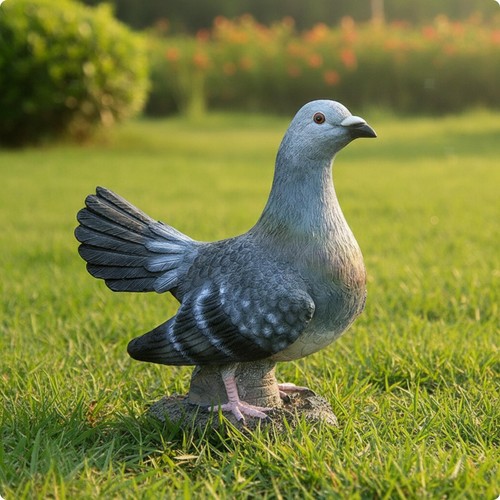 Realistic resin pigeon - realistic,