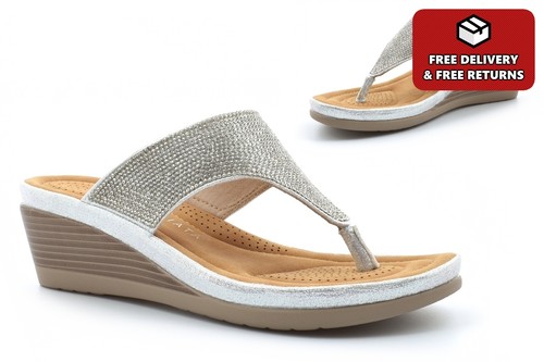 Womens glitter sandals ladies - womens,