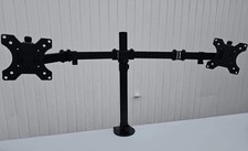 X3 Dual Monitor Mount - Double Arm Desk Clamp Stand for 13-27" VESA Screens