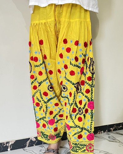 Phulkari shalwar punjabi - shalwar, |