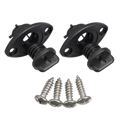 6pcs black silicone boat - 6pcs, drain