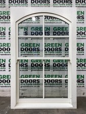 ARCHED GEORGIAN BARS WINDOW BOX SASH EXTERNAL EXTERIOR TOP DOUBLE GLAZED WHITE