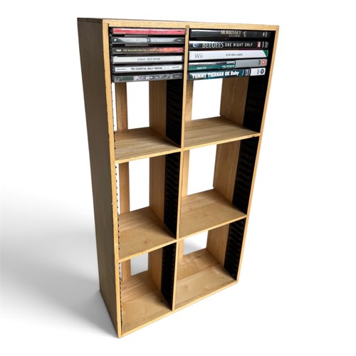 Wood dvd storage - storage, shelf