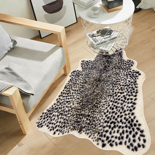 Leopard print rug faux - print, rug-
