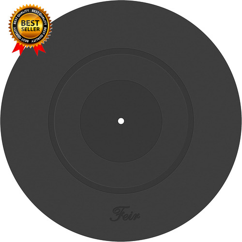 Turntable platter mat black - platter,