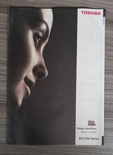 Toshiba Z27/Z33 Series TV Instruction Manual - Used Condition