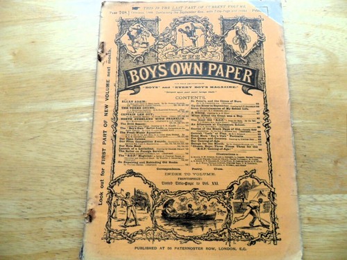 Genuine vintage boys own paper - vintage,