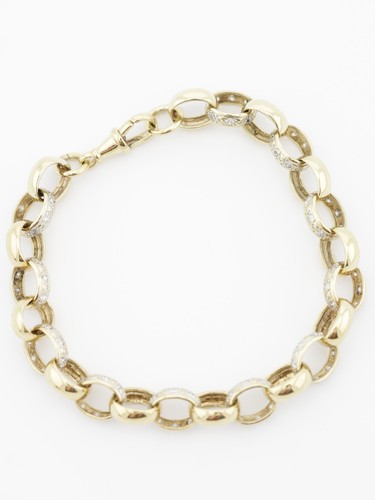 Heavy gold belcher bracelet - belcher,