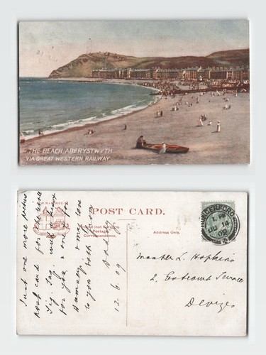 Postcard the beach - postcard,