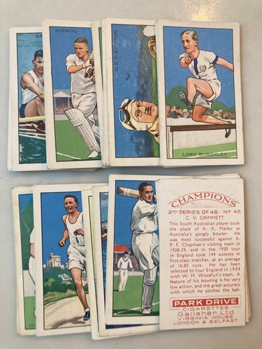 1935 gallaher champions 2nd - gallaher,