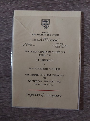 European cup final 1968 - european,