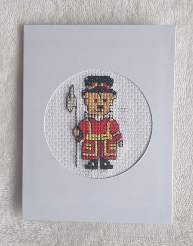 Handmade cross stitch - stitch, card