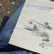 Six Solos For Vibraphone By Rudd Wiener. 1983