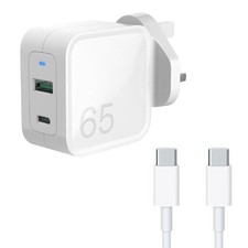 65W Dual Port Charger USB-C