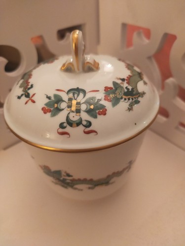 Meissen sugar bowl - meissen, dragon