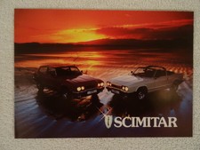 Reliant Scimitar 2.8 GTE & 2.8 GTC 1980 brochure. 8 pages.
