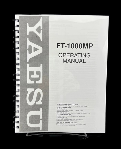 Yaesu 1000mp instruction - yaesu, ft-1000mp