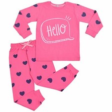 Kids Girls Hello Pyjamas