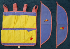 Mothercare Vintage Looney Tunes Curtain Tie backs & Nursery Tidy