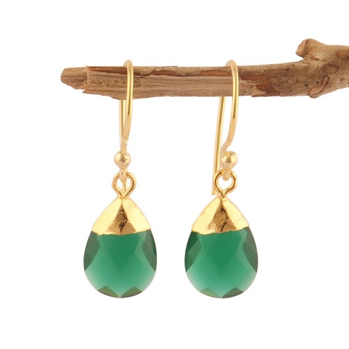 Pear shape colorful - pear, chalcedony