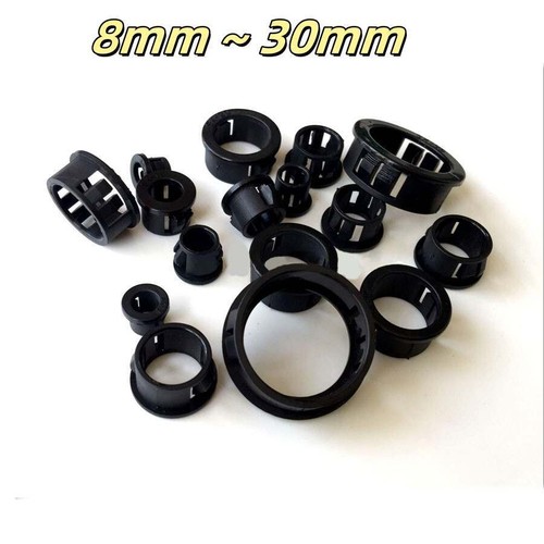 8mm 30mm black round - ~, grommet