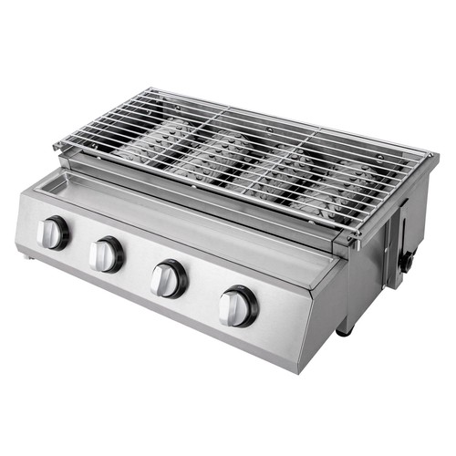 Burner gas bbq grill - 4,