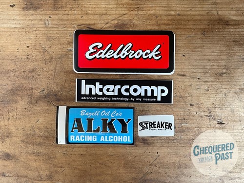 Car racing stickers - x4,