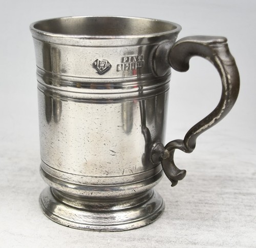 Superb antique pewter pint - pewter,