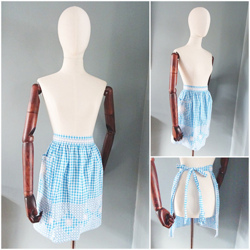 Vintage 1960s apron pinny - 1960s,