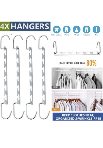 Space saver clothes hangers - saver,