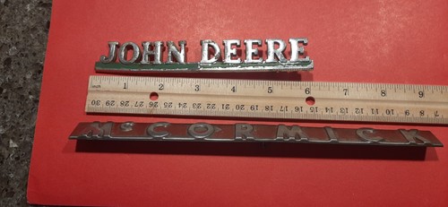 John deere mccormick emblems - mccormick,