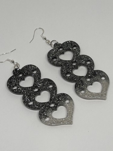 Hand made drop dangle resin - made,