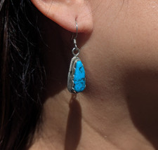 Navajo Turquoise Nugget Dangle
