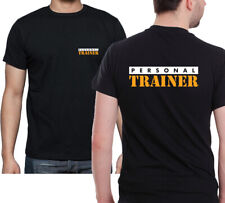 Men's Personal Trainer Gym Fitness Training Instructor Wear Workout Top T shirt
