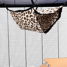 Ferret Chinchilla Hammock Giant Double Bunkbed Cheetah Print Bed Toy