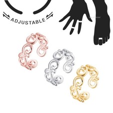 Toe Ring Love Knot Adjustable