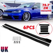 78.7'' Black Side Skirt