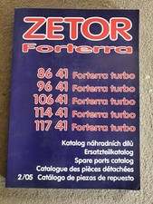 ZETOR FORTERRA 8641 9641 10641 11441 11741 TRACTOR PARTS CATALOGUE 2/05