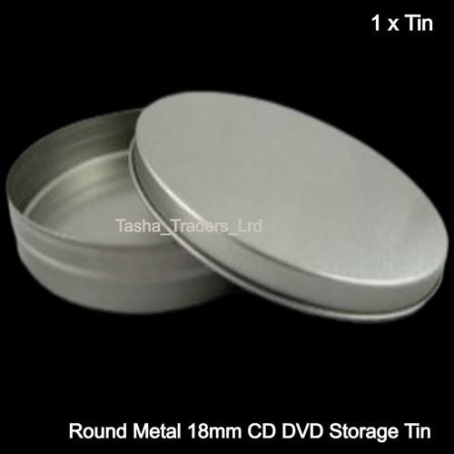 Round metal silver aluminium - round,