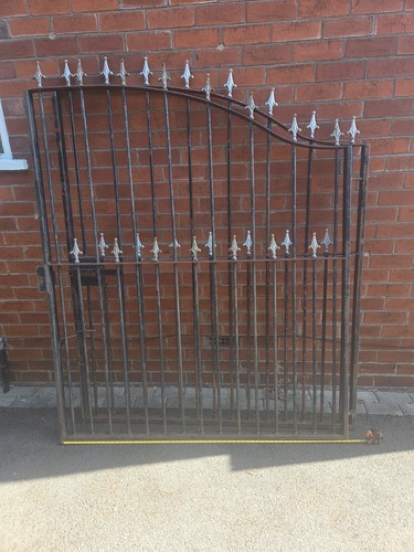 Black wrought iron - wrought, manor