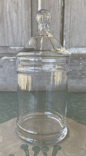 Apothcary jar canister clear - apothcary,