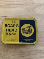 Vintage Boars head tobacco tin