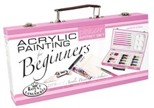 Pink art acrylic artist wooden - art,
