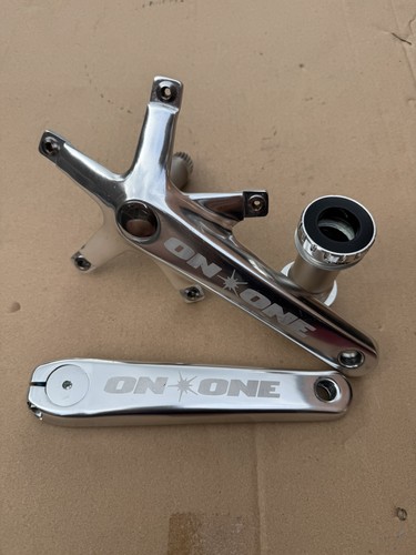 Track one crankset silver - track,