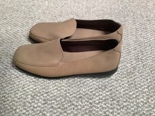 New leather shoes in stone by