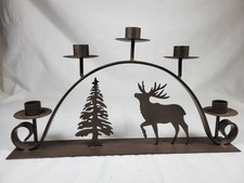 Candle holder arch metal - candle,