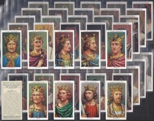 PLAYERS-FULL SET- KINGS & QUEENS OF ENGLAND 1935 (50 CARDS) EXCELLENT