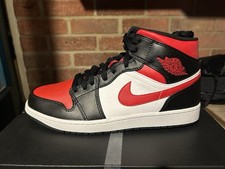 Air Jordan 1 Mid Black/Fire